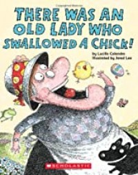 There was an old lady who swallowed a chick!