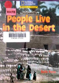 People live in the desert