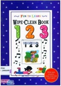 Wipe-clean book 123