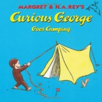 Curious George goes camping