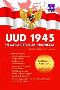 Image of UUD 1945 negara republik Indonesia untuk pelajar dan umum