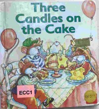 Three candles on the cake
